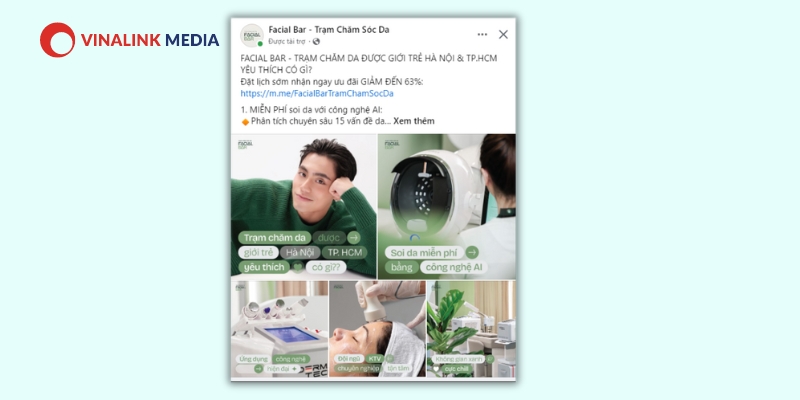 Bài viết quảng cáo mẫu với content người nổi tiếng